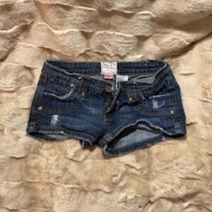 women's  [junior] jean shorts size 3